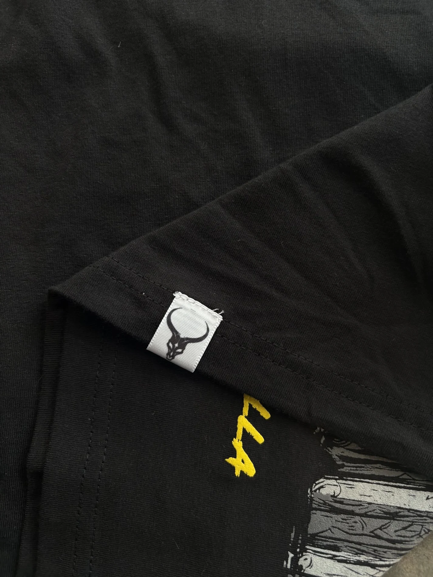 Cotton texture and the original VALHALLA ram label